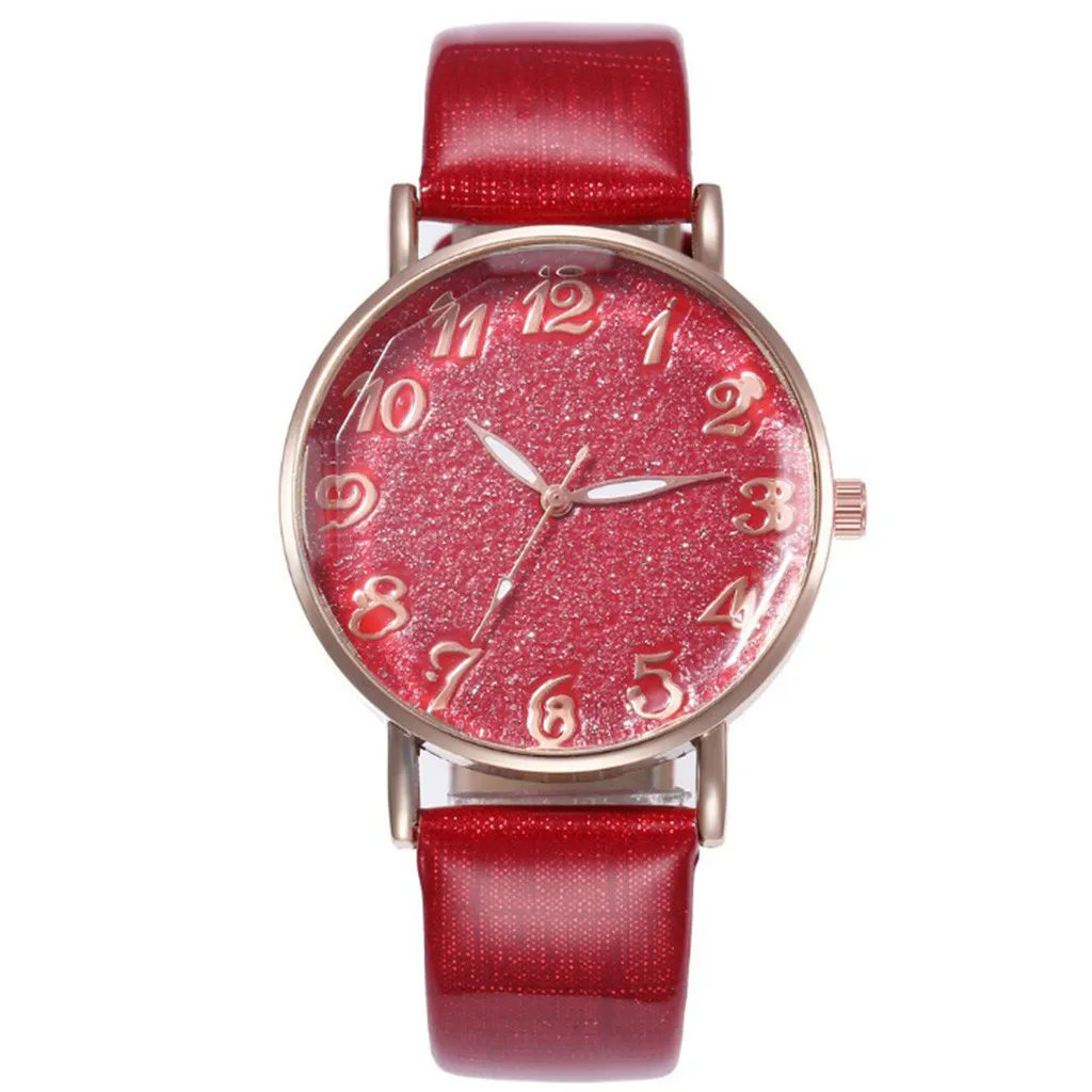 Повседневные женские часы подарок наручные простые Кварцевые модели 2019