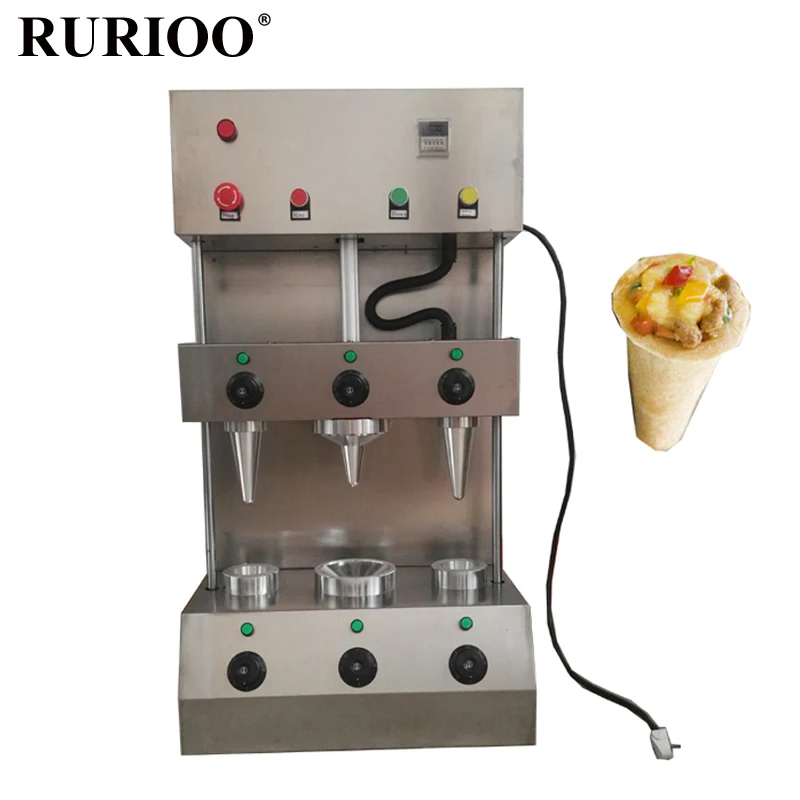 

2 Umbrella 1 Cone Pizza Machine Commercial Pizza Cone Machine Pizza Cone Production Machine 3000W