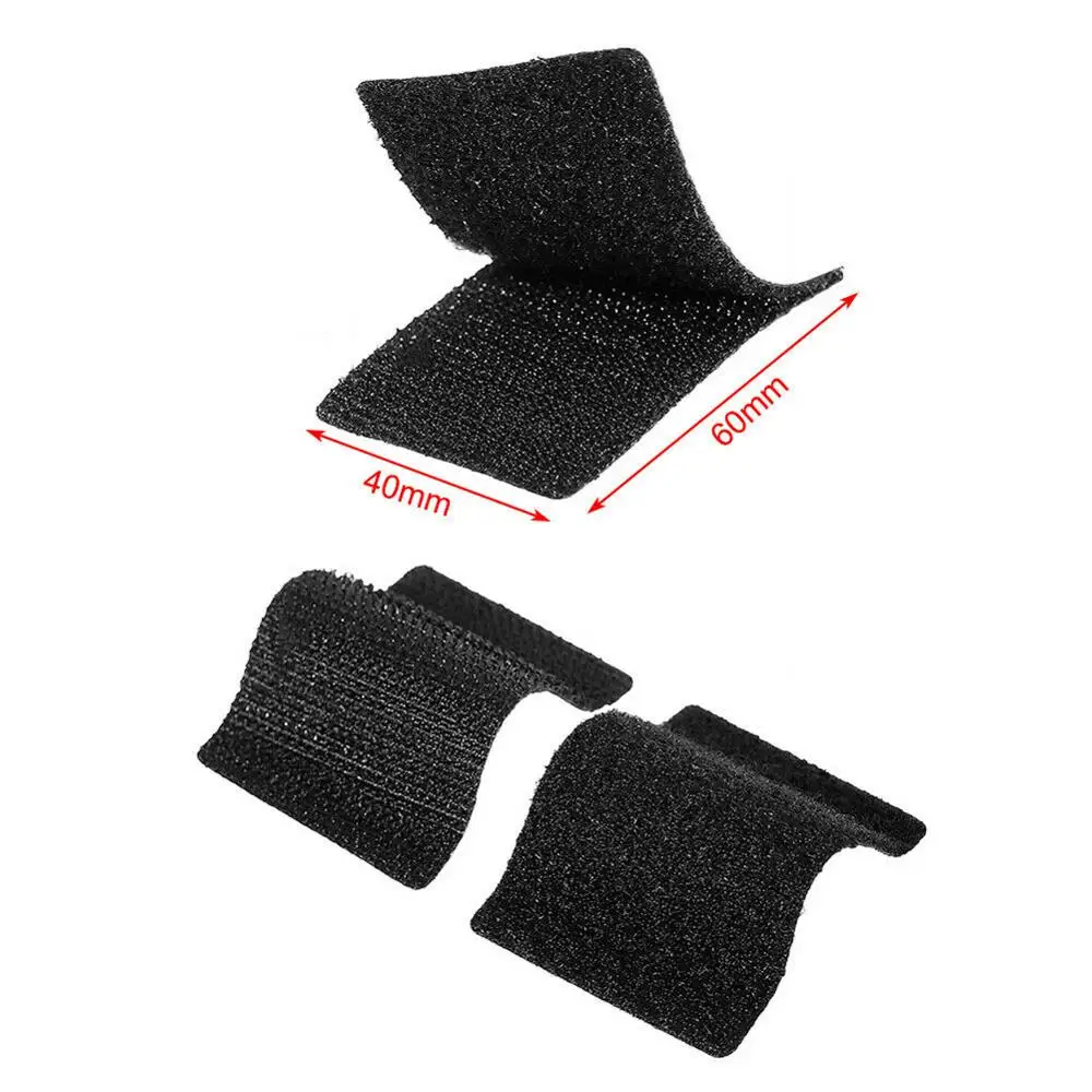 5Pairs Anti Curling Non-slip Magic Sticker Self Adhesive Tape Rug Gripper Hook&ampLoop Fastener Sofa Carpet Sheets Secure in Place | Дом и сад