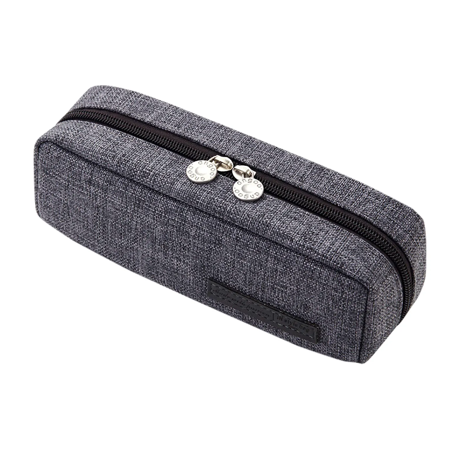 Чехол для карандашей большой вместимости однотонный холщовый чехол с 3