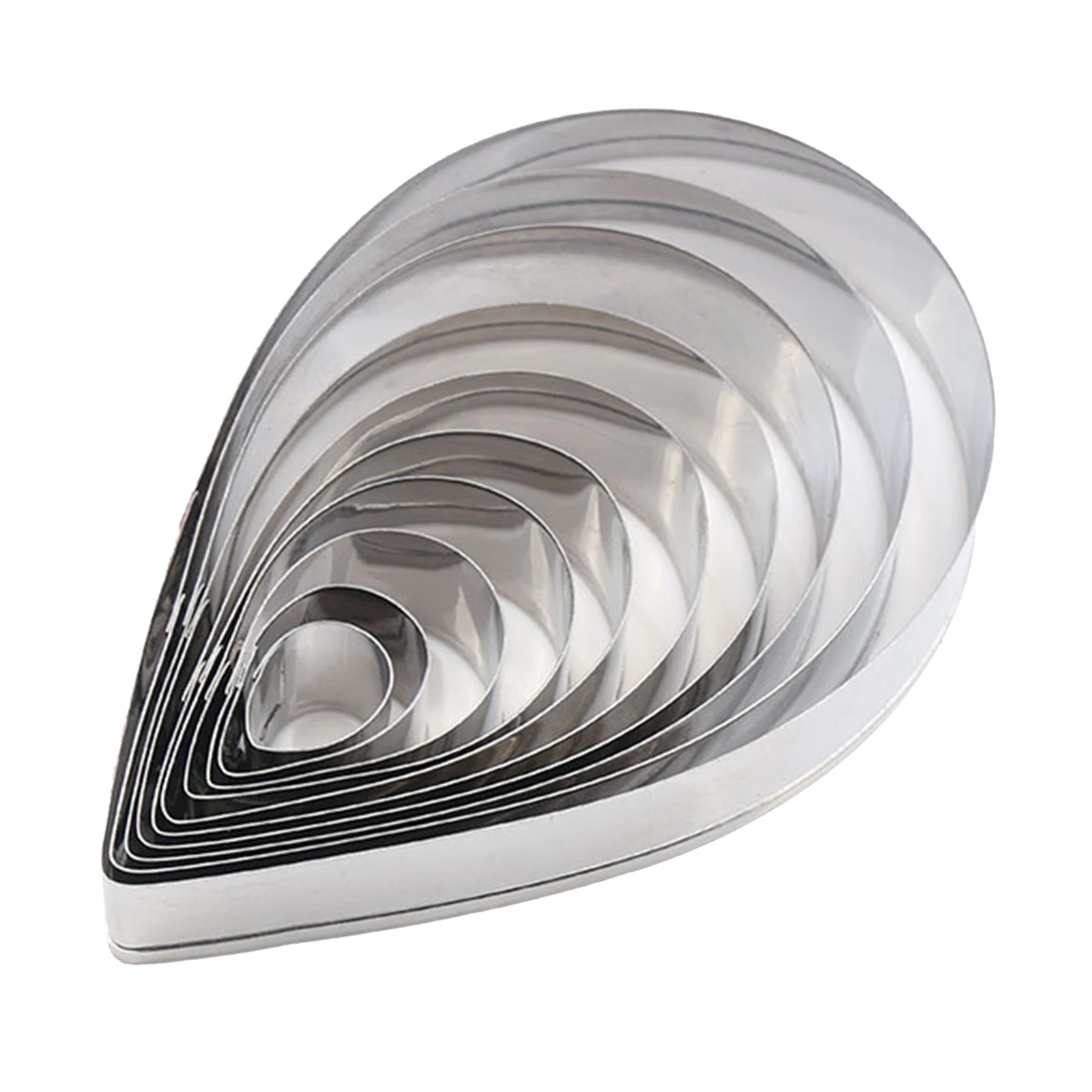 

10pieces Water Drop Cake Moulds Jelly Cake Decoration Tool for Kitchen