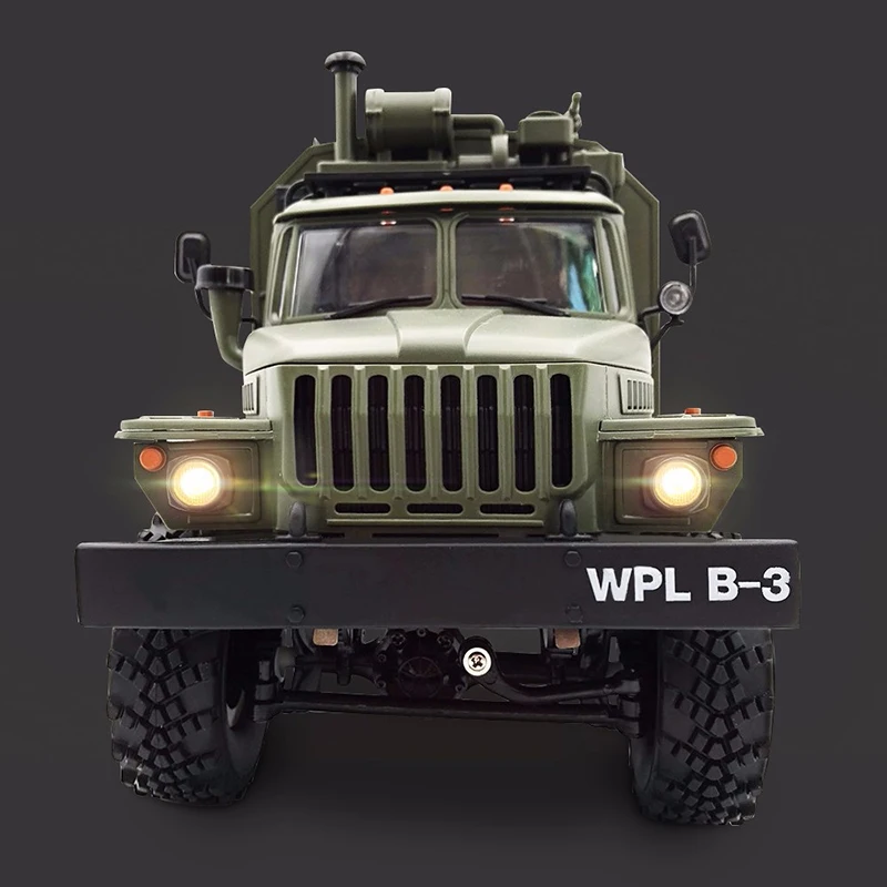 WPL B36 Урал 1/16 2,4G 6WD RC грузовик военный автомобиль Рок Гусеничный командный Коммуникационный автомобиль RTR игрушка авто армейские Грузовики Игрушки для мальчиков