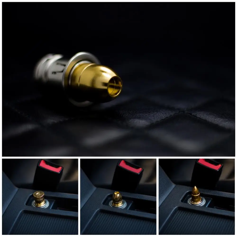 Ограниченная серия алюминиевых пулевых автомобильных прикуривателей для MAZDA 2 3 5