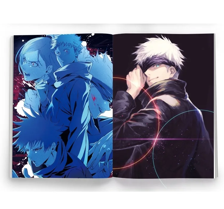 

New Japanese Anime Jujutsu Kaisen Painting Collection Book Yuji Itadori Comic Picture Album Poster Gift Anime Around