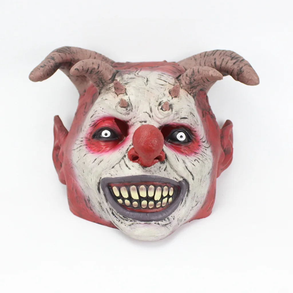 

New Horror Pennywise Joker Scary Mask Cosplay Stephen King Chapter Two Clown Latex Masks Helmet Halloween Party Props