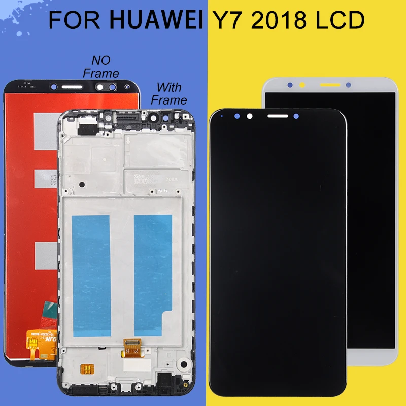 

Catteny 1PCS 6.0inch For Huawei Y7 Pro 2018 Lcd Y7 2018 Display With Touch Screen Digitizer Y7 Prime 2018 Assembly Free Shipping