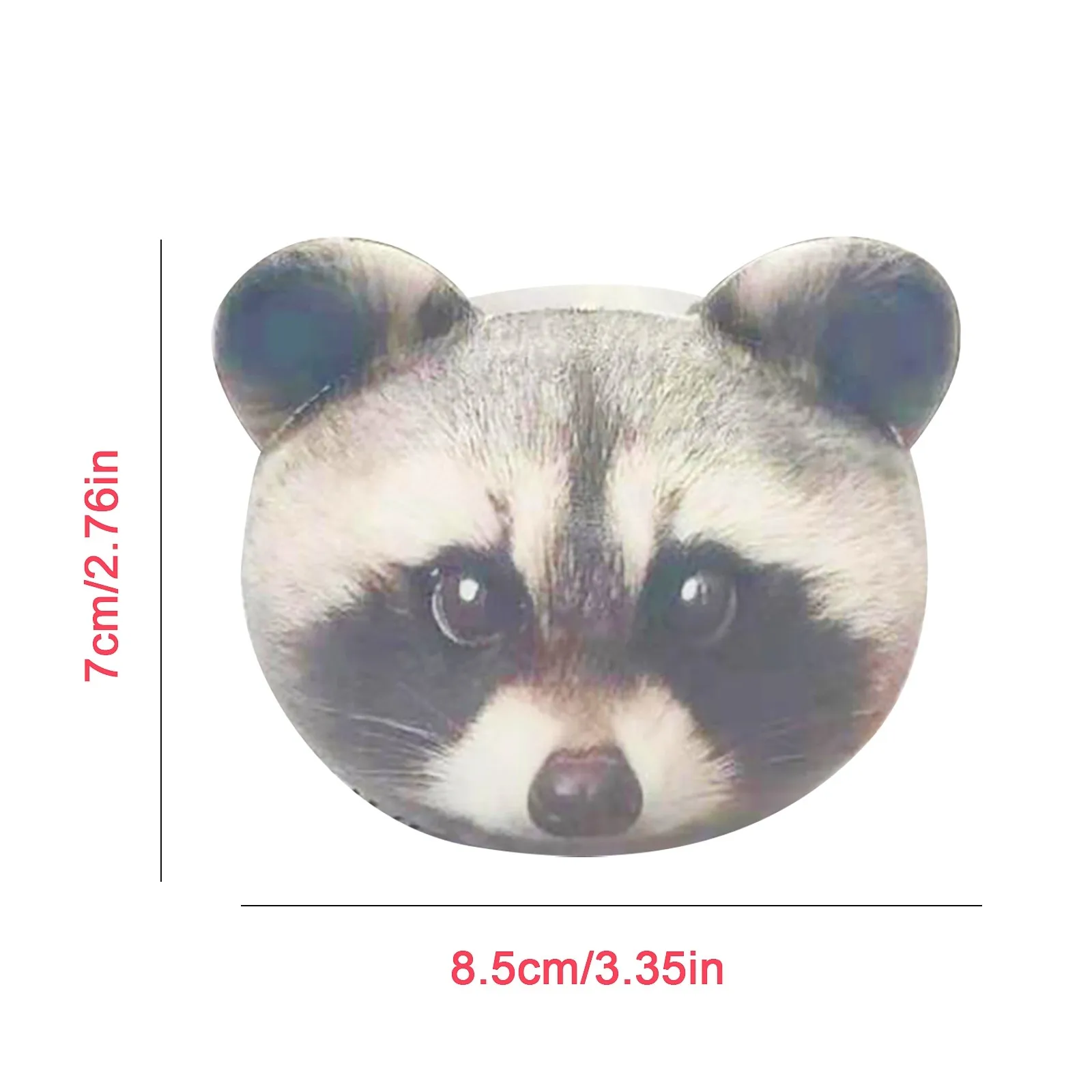 

Raccoo Decompression Slow Re bound Toys Animal Head Toys Decompression Toy Dolls Animal Toy Squeeze #4