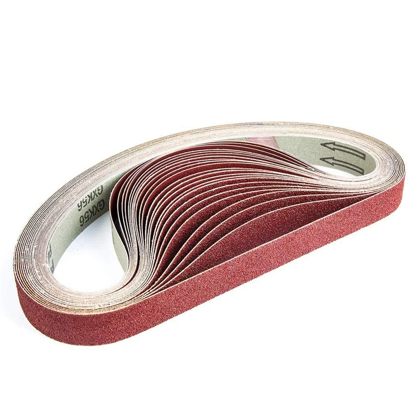 Шлифовальные ленты из оксида алюминия ассорти 24 шт. 1x30 дюймов | Инструменты