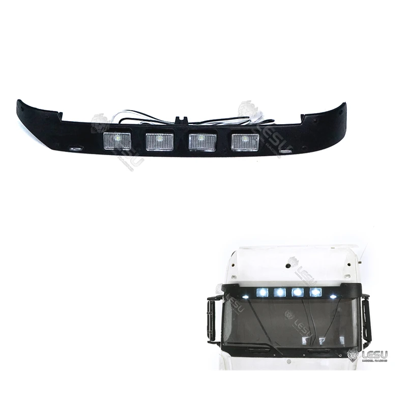 

Rc Car Model Sun Visor Light Lamp Bar For 1:14 Scale Rc Truck TAMIYA Tractor Actros 1851 3363 56335 56348 Option Part