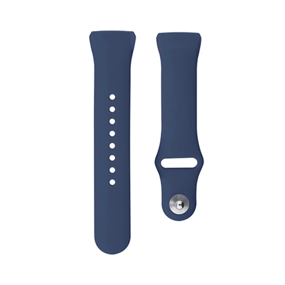 1 шт. яркие силиконовые часы, браслет, ремешок, сменные браслеты для Fitbit Charge 3, аксессуары для умных часов - Цвет: navy blue