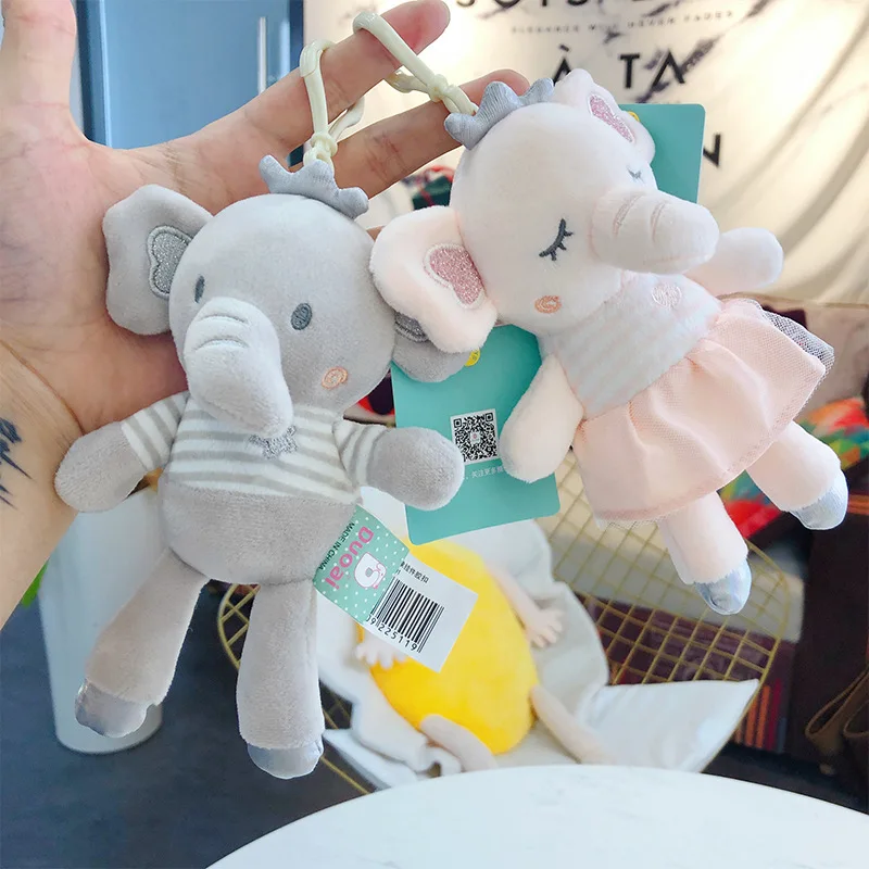 Милый большой Ежик ленивый слон брелок для ключей с единорогом женская сумка Шарм Искусственный Мех брелок Pom ключ "Помпон" цепочка Ювелирные изделия