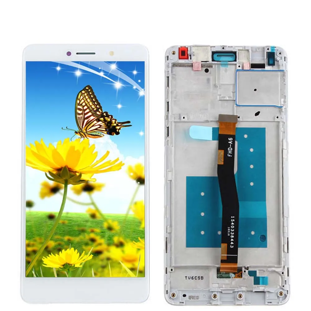 5 дюймов ЖК-дисплей для Huawei Честь 6X/Чехол-книжка MATE 9 lite GR5 2017 сенсорный экран
