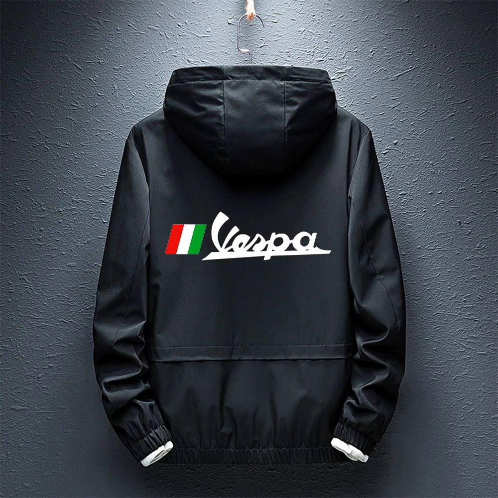 

202 VESPA New Classic Hoodies Comfortable Leisure Fashion Jacket Zipper Man's Casual Coats Autumn Tops Men Clothing