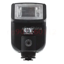 CY-20 CY20 Small mini Hot Shoe Flash with PC Sync Port For 600D 650D 700D 200D 200DII 1300D 1500D 5D3 5DD 6D 7D2 7D 1DX 1DX2