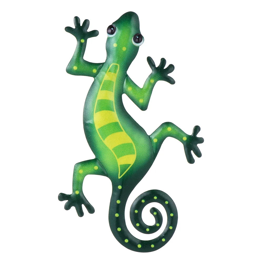 1 шт. металлическая настенная декоративная художественная скульптура Gecko