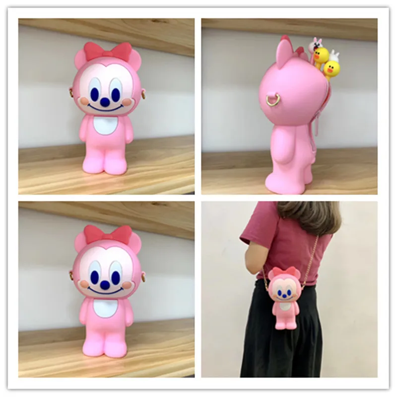 Силиконовые Большие Kawaii пеналы для карандашей многофункциональная косметичка канцелярские ручки сумки для хранения пенал школьные принадлежности для студентов