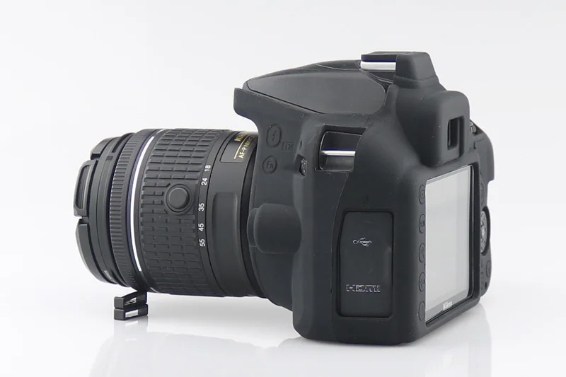 

Silicone Rubber Bag Body Cover Case Skin For Nikon D3400 Camera