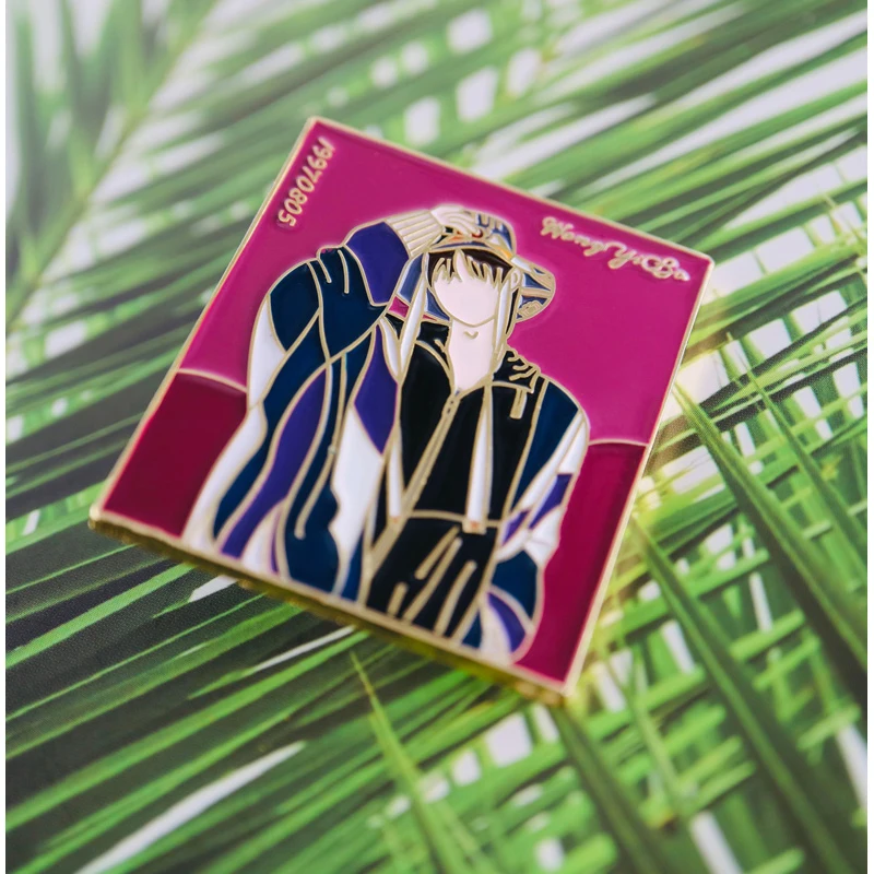 

Anime Metal Badge Chen qingling Youfei Wang yibo Pin Brooch