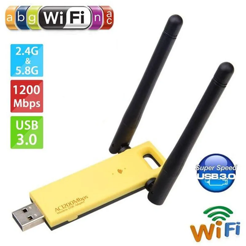 

Liser Universal Dongle 1200Mbps AU Chipset Aerial Office Wireless Network Card Adapter USB Wifi Repeater AP