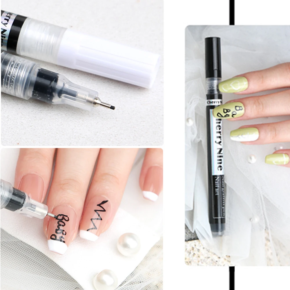 

1Pcs 4Colors Waterproof Nail Art Graffiti Pen Abstract Lines Flower Sketch Drawing Tools Nail Painting DIY Nail Art Flower Tools
