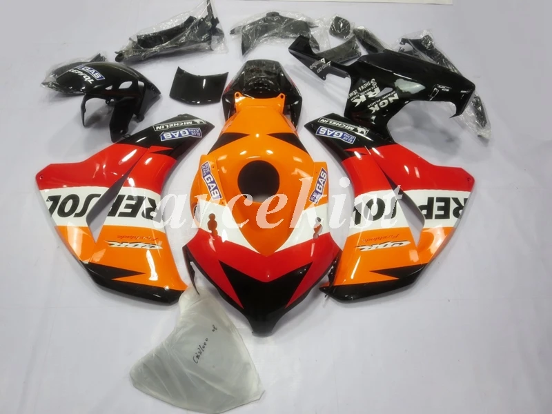 Комплект обтекателей для мотоциклов Honda CBR1000RR 2008 2009 2010 08 09 10 11 repsol 4 подарка|Полные