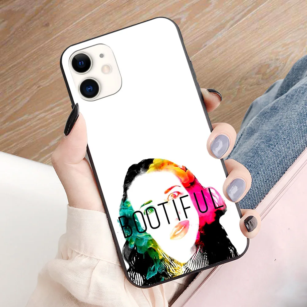 Крысивом Мягкий ТПУ границы Чехол для мобильного телефона iphone 11PRO 11 бетонный