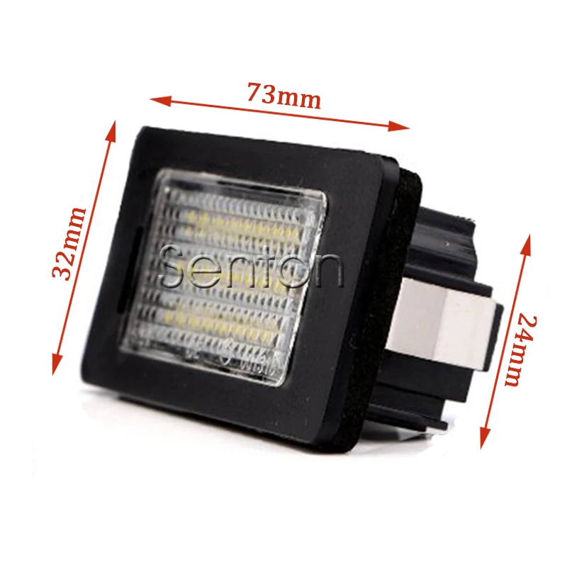 1 пара Автомобильные светодиодные лампы для номерного знака 12 В|car styling|light 12vlicense