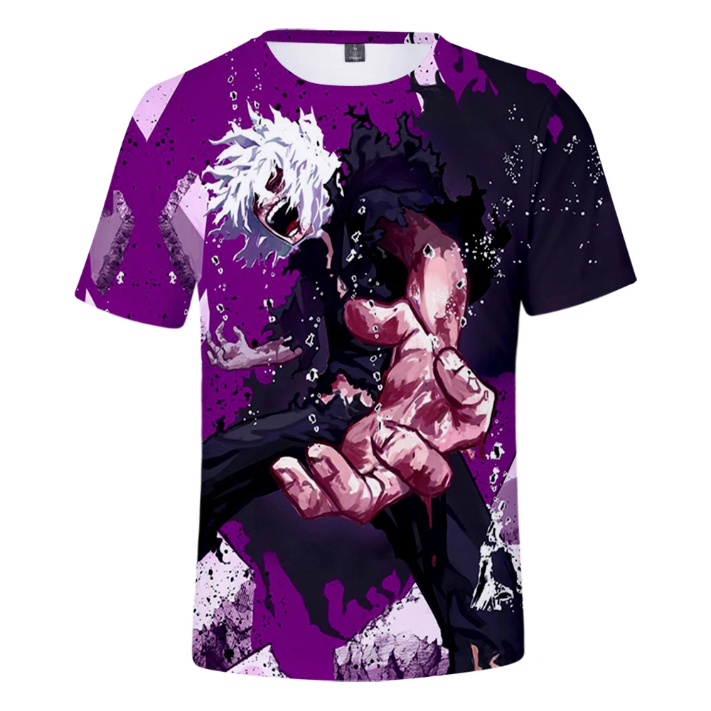 

My Hero Academia Shigaraki Tomura 3D Printed T-shirt Men Women Summer Street Clothes T-shirt Harajuku Streetwear Tee Tops