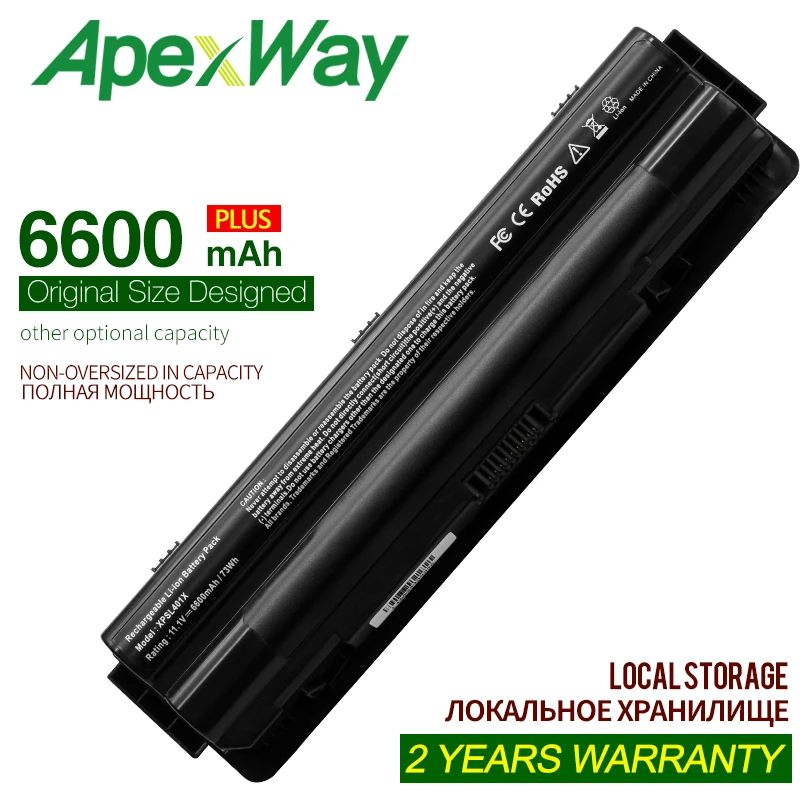 Аккумулятор для ноутбука Dell P09E002 312 6600 AHA63226270 P09E001 R4CN5 8PGNG XPS 14 15 17 L501X L701X L401X 1123
