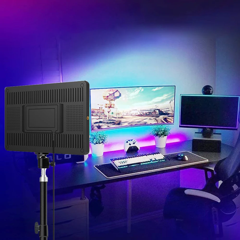 LED Selfie Lighting Panel With Remote Control Video Lamp 2700k-5700k Photo Studio Photography Lighting With Tripod For Live led