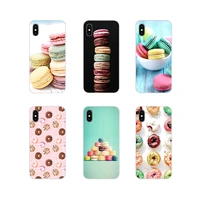 Silicone Case Covers Dessert Pizza Donuts Macaron Food For Apple iPhone 11Pro MAX Plus ipod touch