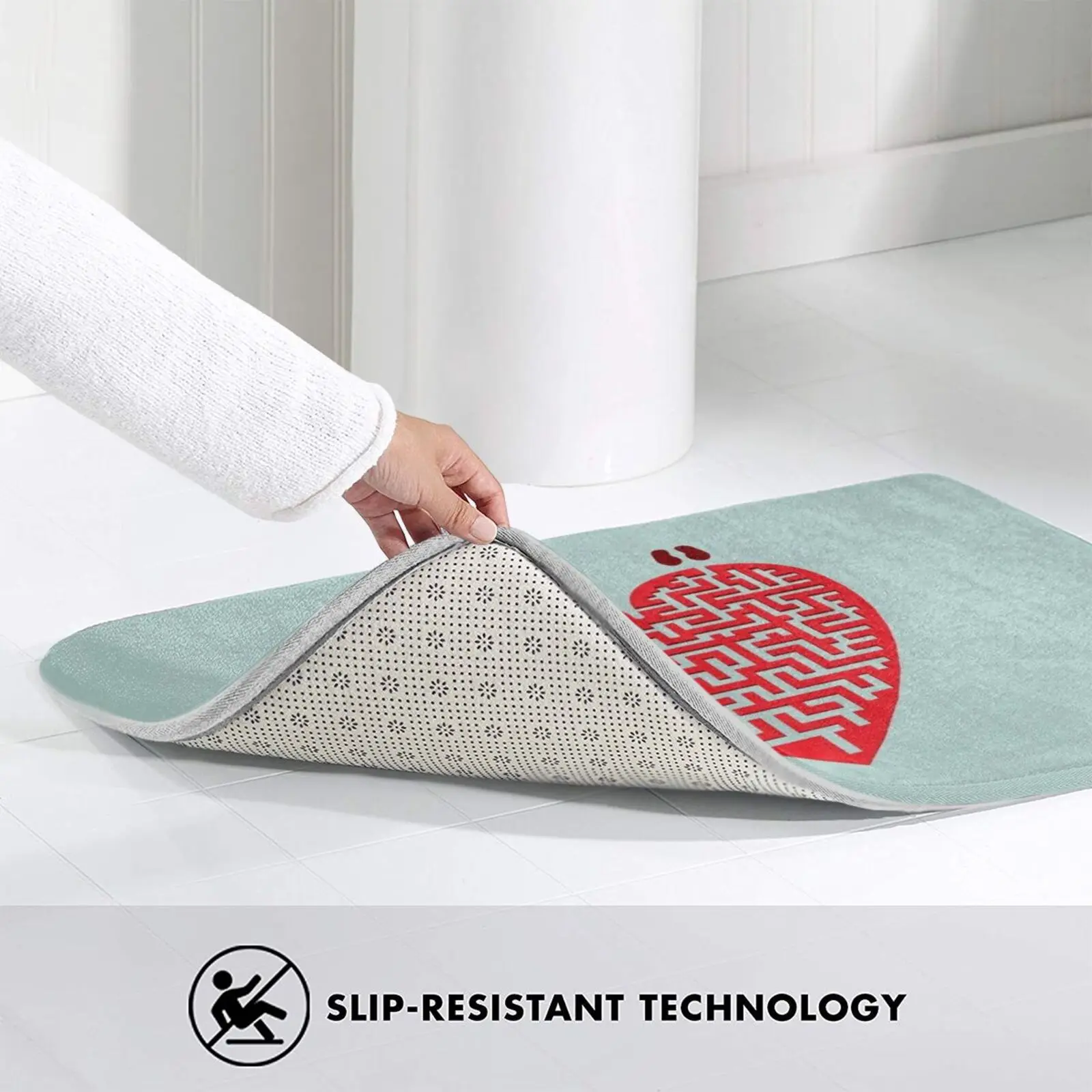 

Love Maze Carpet Mat Rug Cushion Soft Non - Slip Love Maze Path Destination Soul In Love Valentines Day Love Songs Love