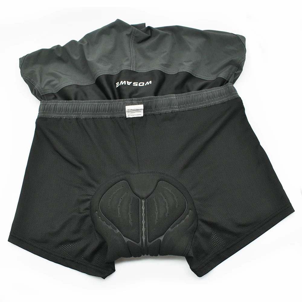 WOSAWE Мужские шорты для горного велосипеда велосипедные мягкие мешковатые