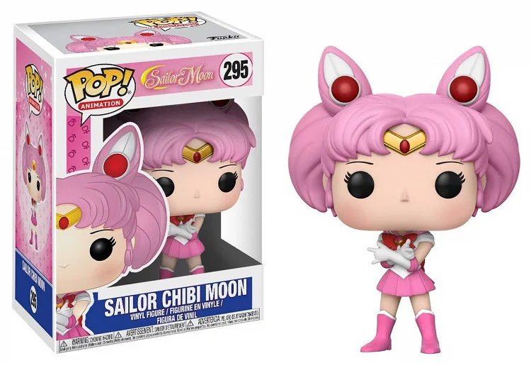 FUNKO POP! Сейлор Мун и луна Чиби Плутон Уран Нептун виниловая Модель Фигурки игрушки