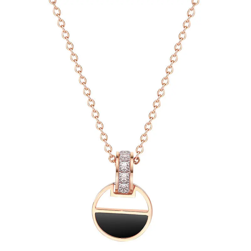 

Titanium Steel Necklace Female Popular Net Red Same Style Non-Fading Clavicle Chain Fairy Sweet Girl Super Fairy Necklace Cool