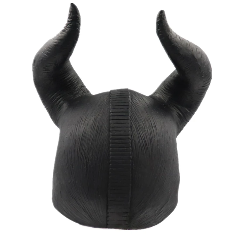 Высокое качество на заказ темная ведьма малефисент рога головные уборы маска для взрослых женщин Хэллоуин вечерние Косплей Костюм малифисенты платье