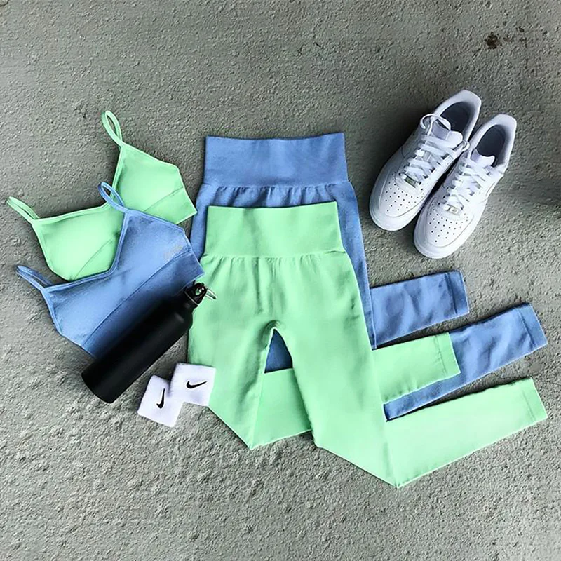 YFGWSP Набор для йоги тренажерного зала фитнес костюм 2020 спортивная одежда женщин