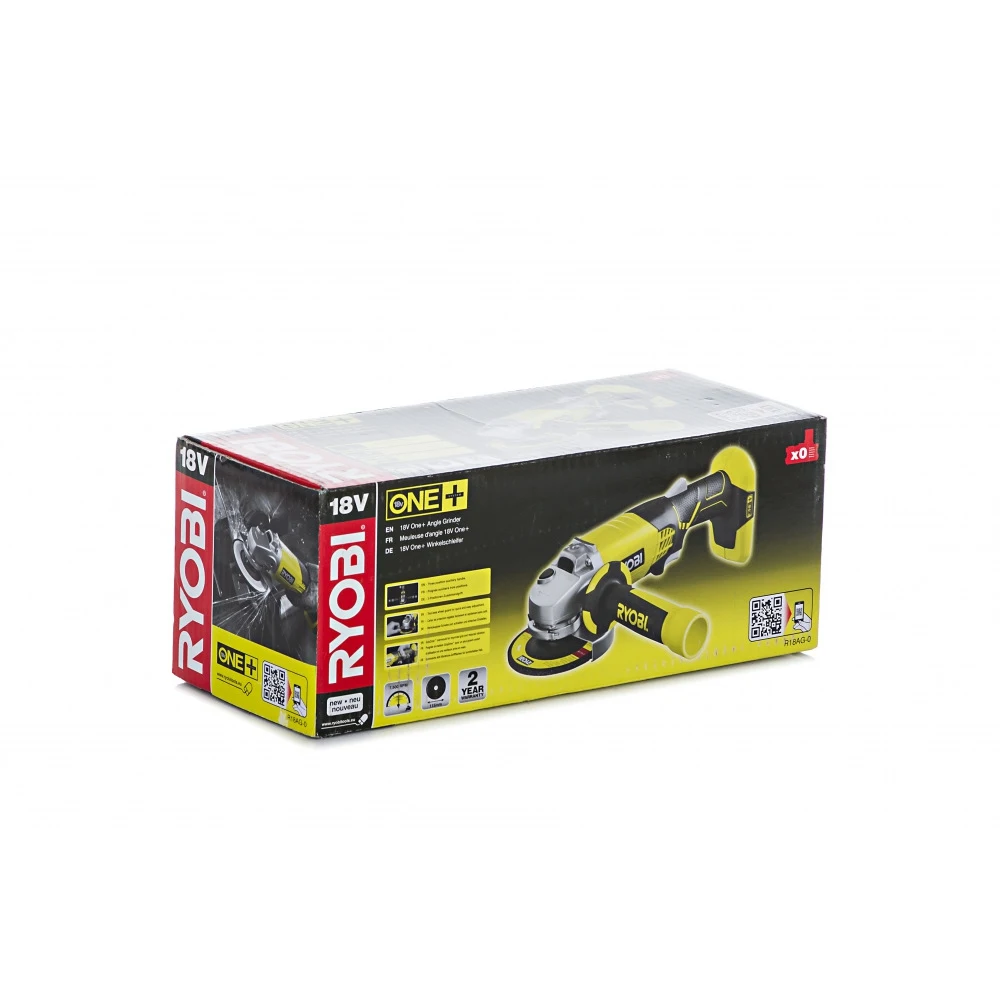 Аккумуляторная угловая шлифмашина ryobi one+ r18ag-0 5133001903 | Инструменты