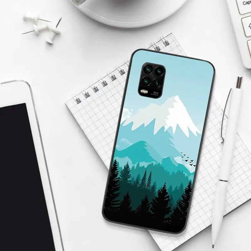 

0 Aesthetic Art Black Soft Phone Case For Xiaomi 8 9 Se 10 10pro Note 2 3 10 MIX2 S MAX2 3 F1 5X