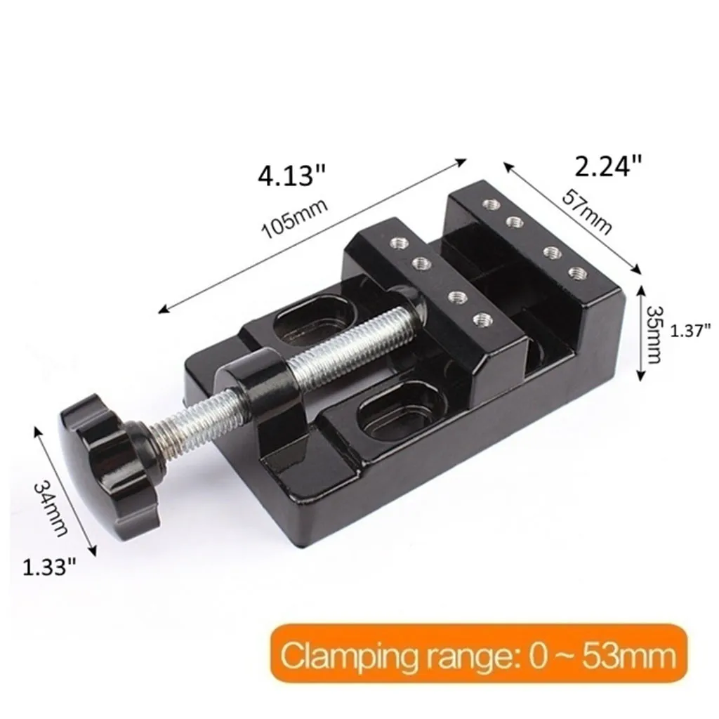 Mini Carving Bench Clamp Drill Press Vice Hand Micro Clip with Screws and Covers practical Home durable decoration Leisure | Инструменты
