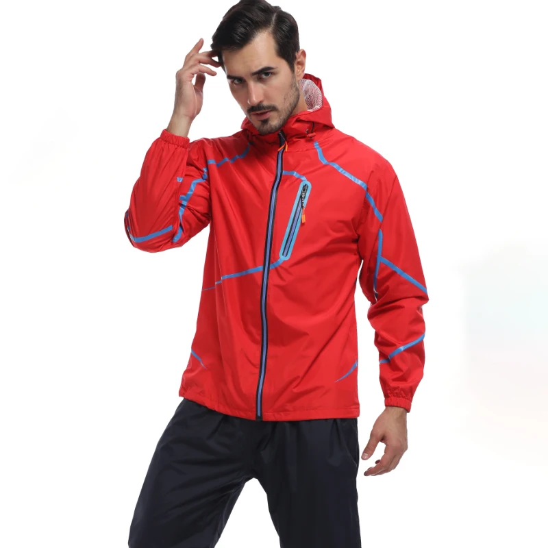 

Waterproof Rain Jacket Men Raincoat Women's Riding Thickened Rain Poncho Men Adult outdoor Rain Pants Camping