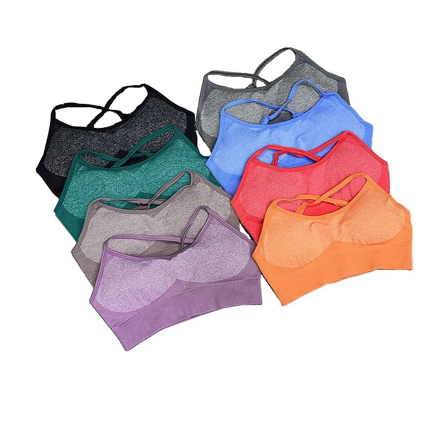 

CXUEY Adjustable Sports Bra Woman Seamless Sports Top Women Push Up Sport Bra Woman Jogging 2021 Yoga Gym Fitness Top Patchwork