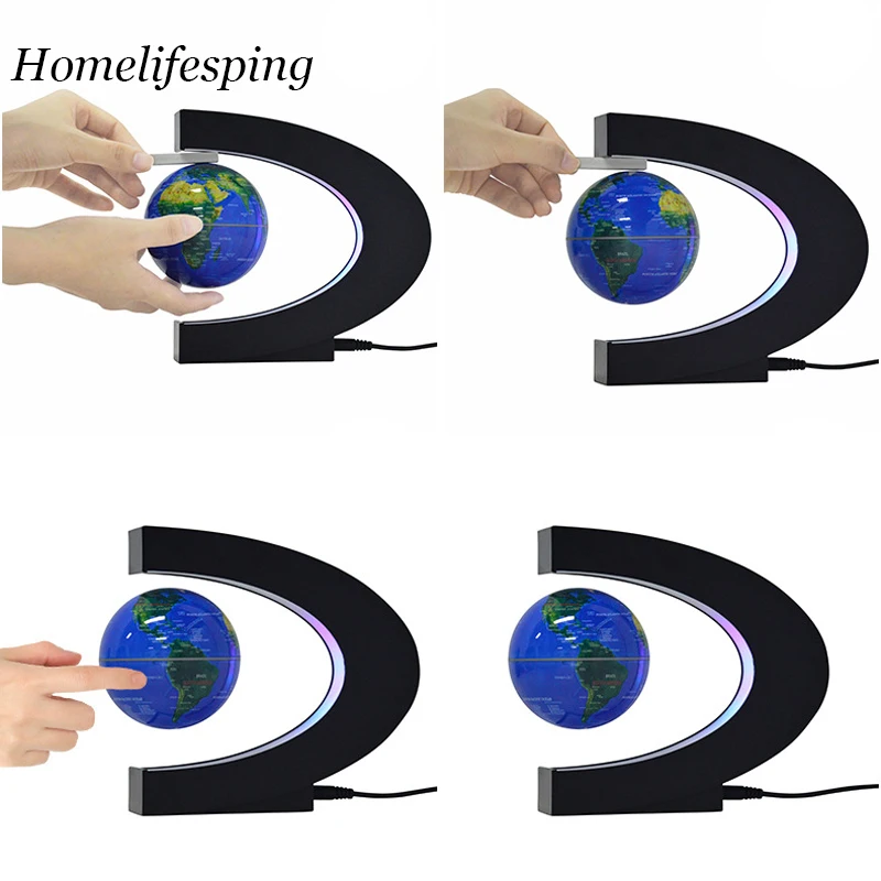 

Floating Magnetic Levitation Globe LED World Map Electronic Antigravity Lamp Novelty Ball Light Home Decoration Birthday Gifts