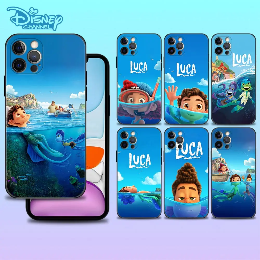 

Disney Cartoon Luca Movice Back Shell For App iPhone 11 XS Max XR X SE(2020) 7 8 6 6S Plus Soft Cover Silicone Case Capa Fundas