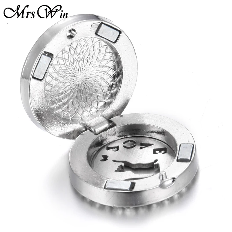 Новый ароматерапия 18 мм оснастки кнопки духи медальон Магнитная Нержавеющая