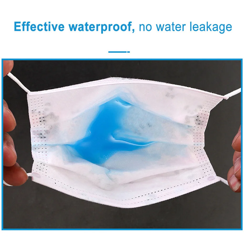 

Bandana 30/100 PCS Children Disposable Facemask Kids Disposable Adult For Germ Protection For Kids Faceshield Halloween Cosplay