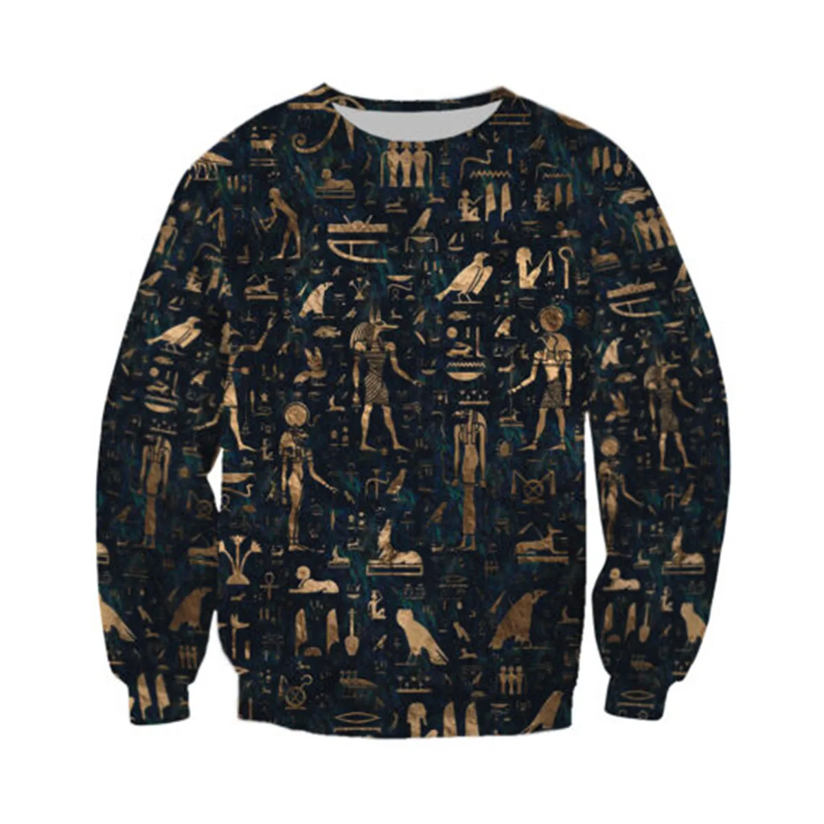 Худи с длинным рукавом на молнии принтом | Мужская одежда