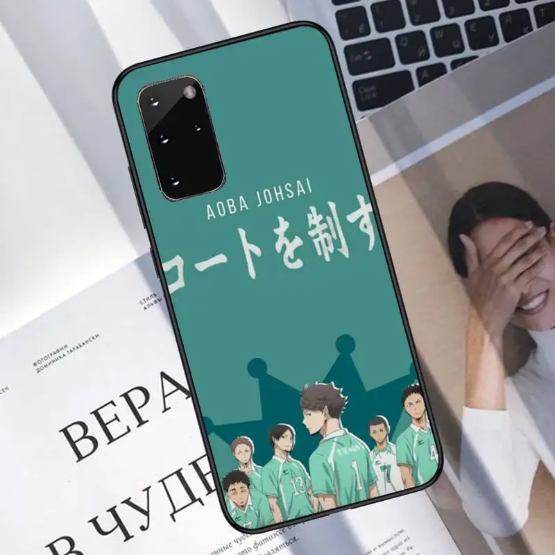 

anime Haikyuu Oikawa Phone Case For Samsung A40 A31 A50 A51 A71 A20E A20S S8 S9 S10 S20 Plus note 20 ultra