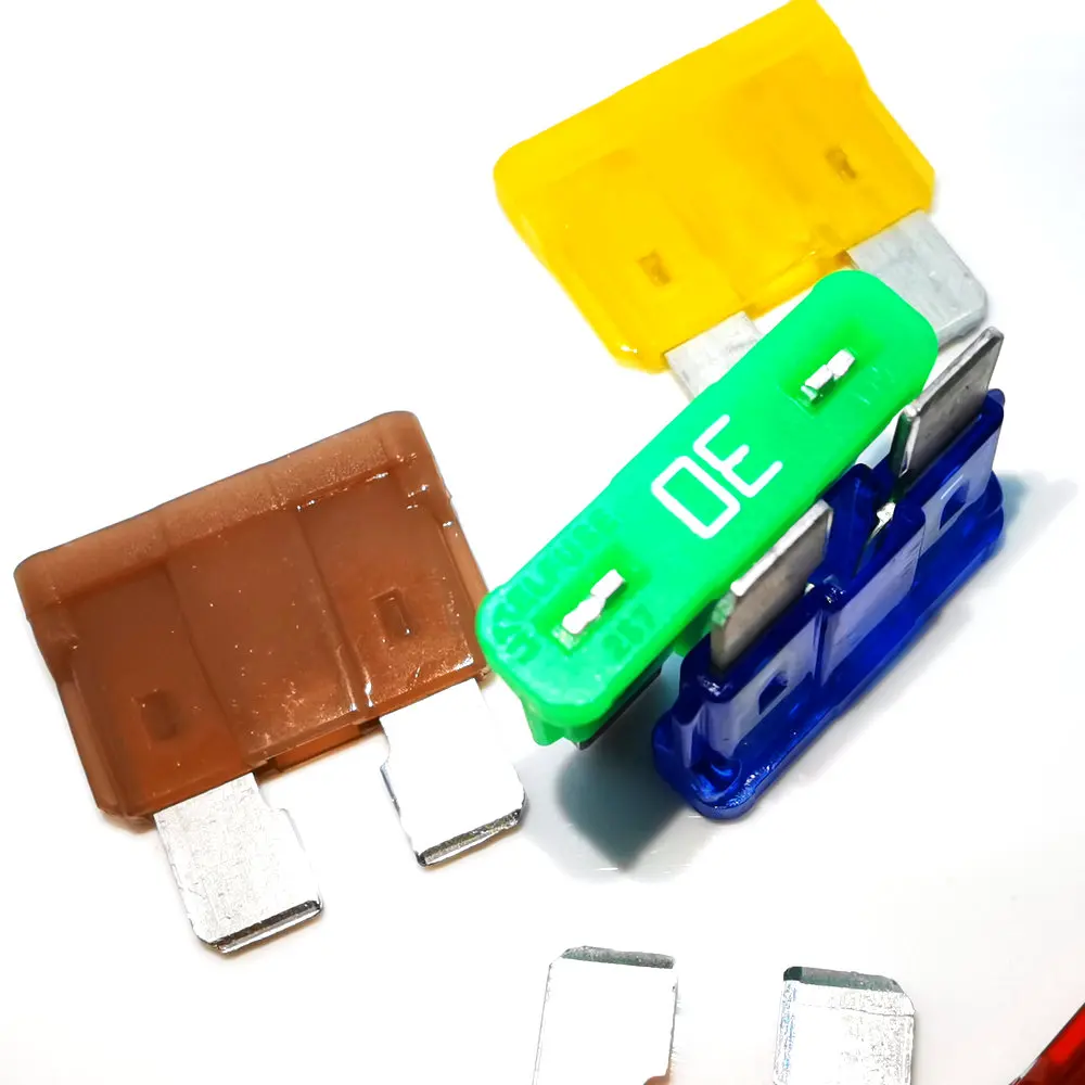 

100PCS New Original USA littelfuse Medium car fuses 2A 3A 5A 7.5A 10A 15A 20A 25A 30A 35A 10X10=10PCS