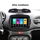 Автомобильный радиоприемник Android 8,1 для Jeep Renegade 2016, 2017, 2018, 2019, 2020, 2 Din, задняя камера, GPS-навигация, мультимедийный DVD-плеер для Carplay